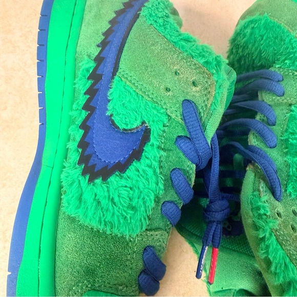 NIKE x Grateful Dead SB Dunk Low "Green Bear" Men’s Size 11 # CJ5378-300 - Picture 13 of 16